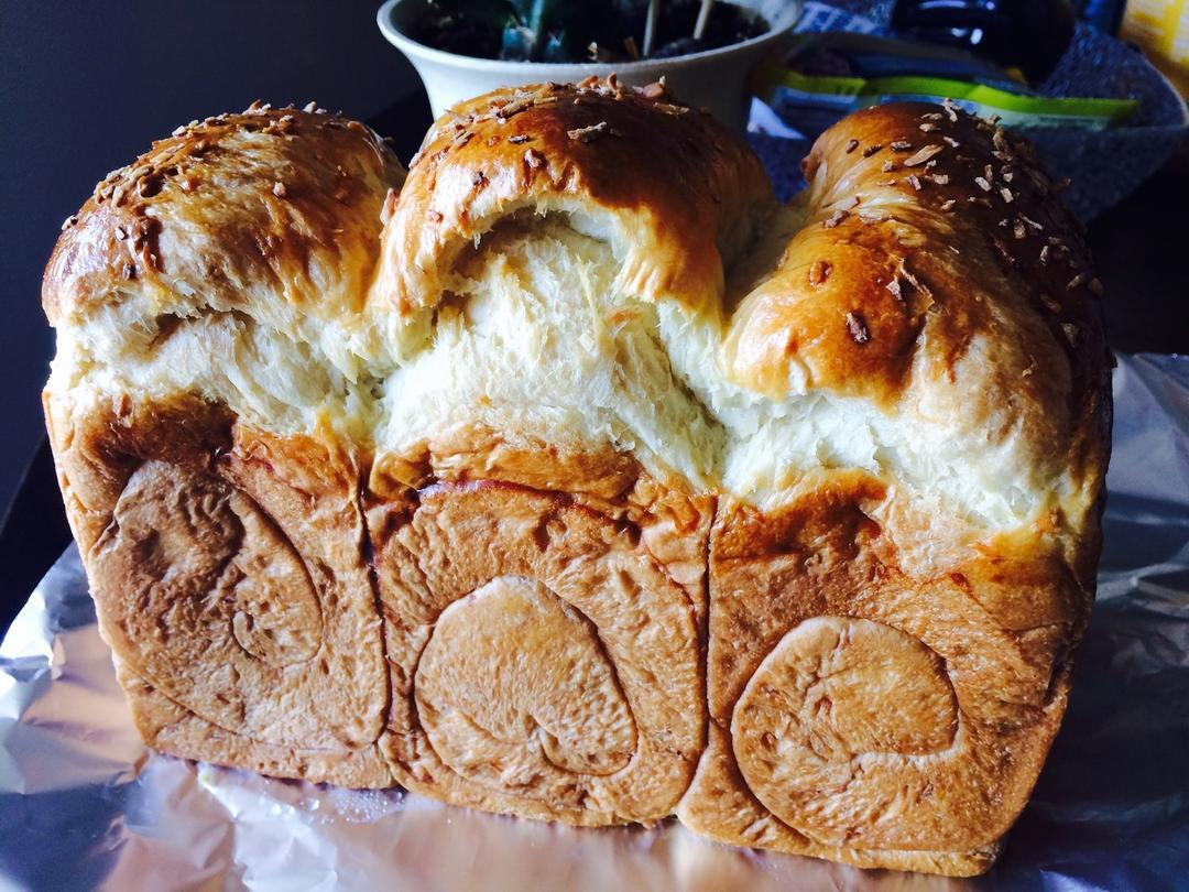 椰香吐司的做法