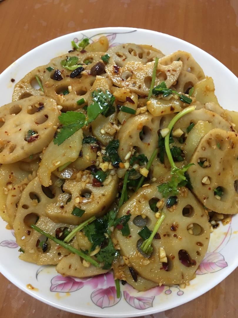 lst88做的快手凉拌菜凉拌莲藕片