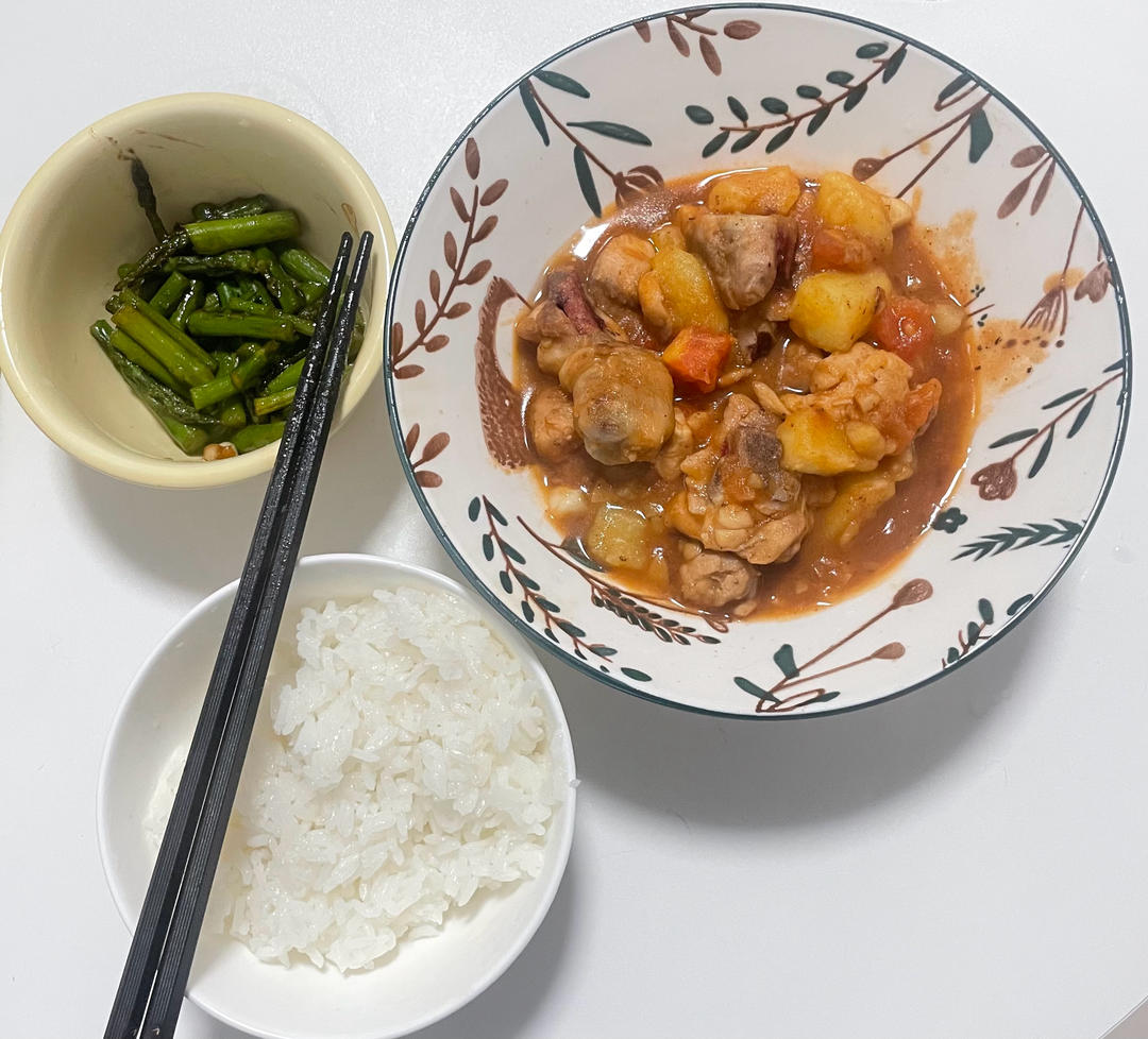 酸辣开胃下饭菜｜番茄土豆油焖鸡