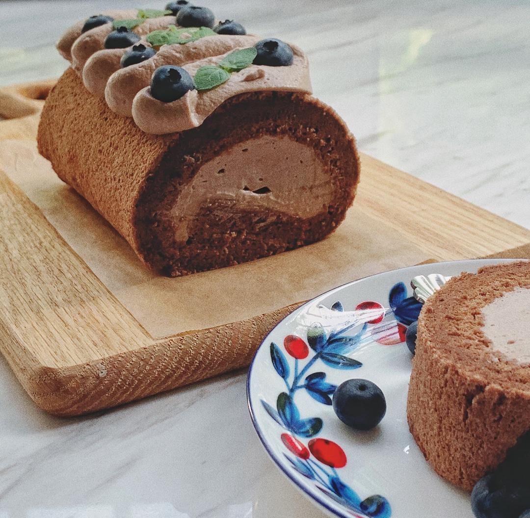 双重巧克力浓郁卷/香香香香···香喷喷的巧克力卷~/烘焙视频蛋糕篇10「中卷」