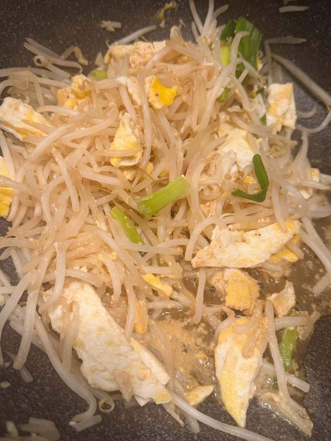 豆芽炒鸡蛋