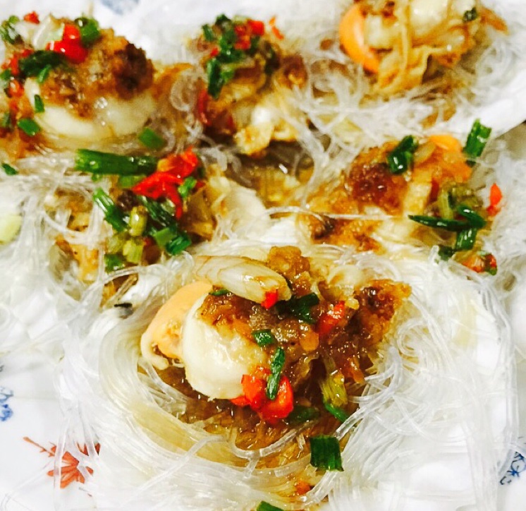 蒜蓉粉丝蒸扇贝