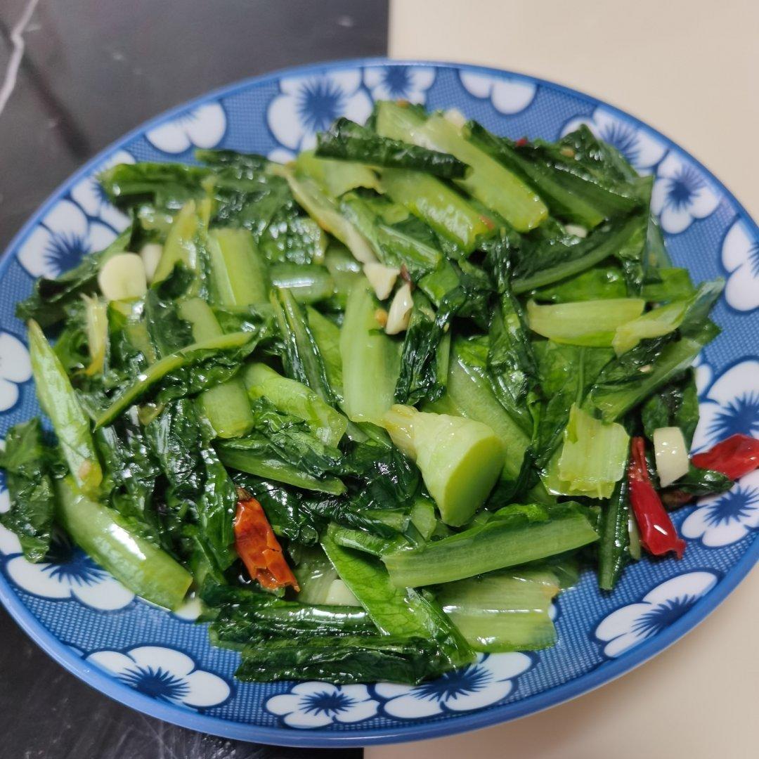 清炒油麦菜