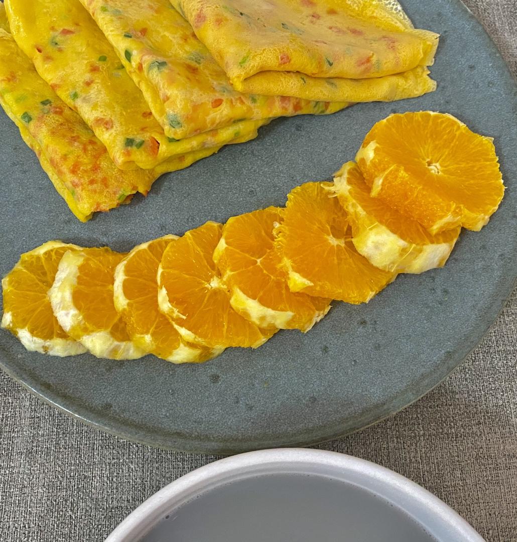 简单快手蔬菜鸡蛋煎饼
