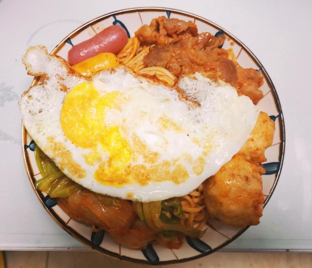 韩国部队锅拉面锅（超好吃）