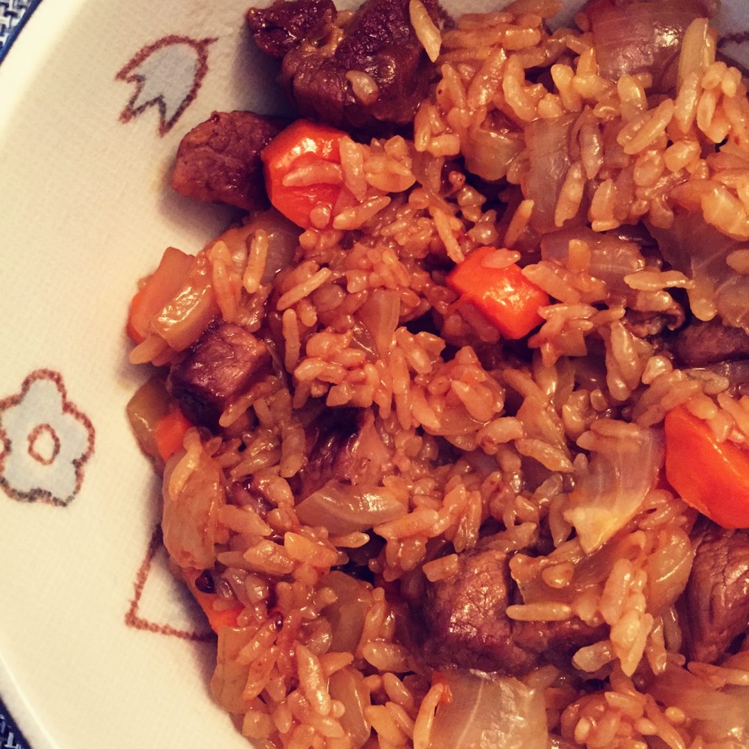 手抓羊肉饭