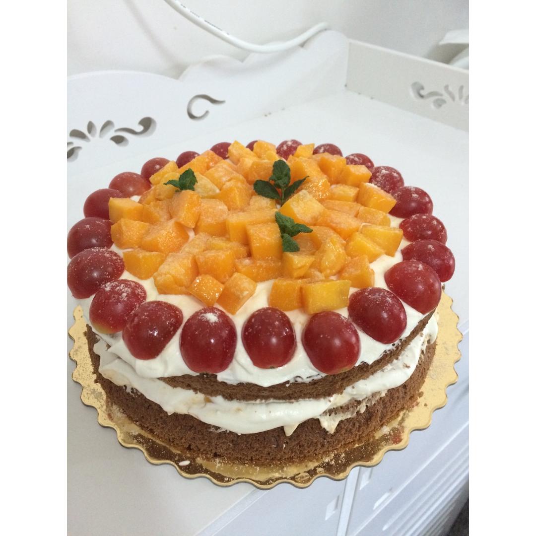 8寸戚风蛋糕（改良君之配方）#皮黑森林#