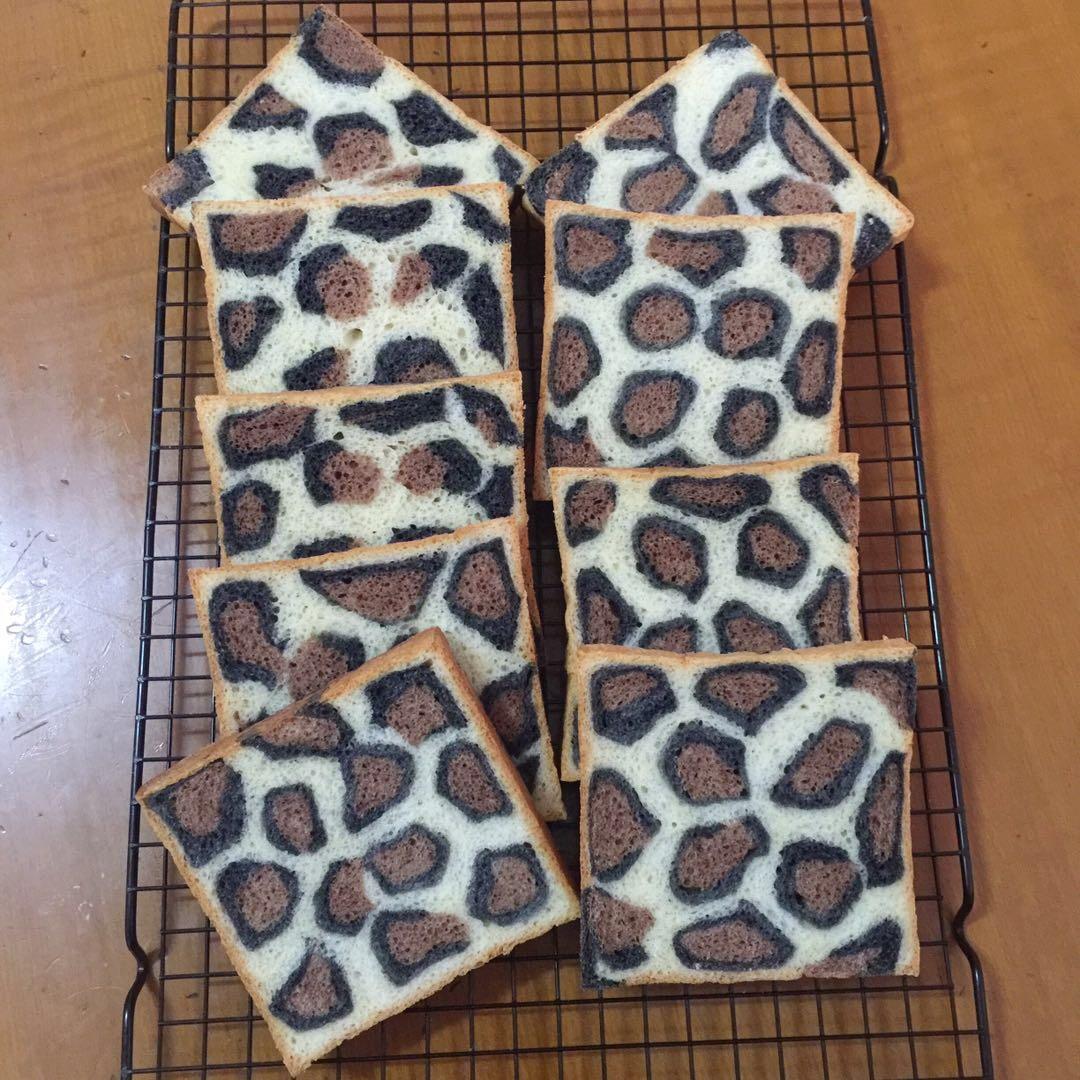 豹纹吐司--水立方模具