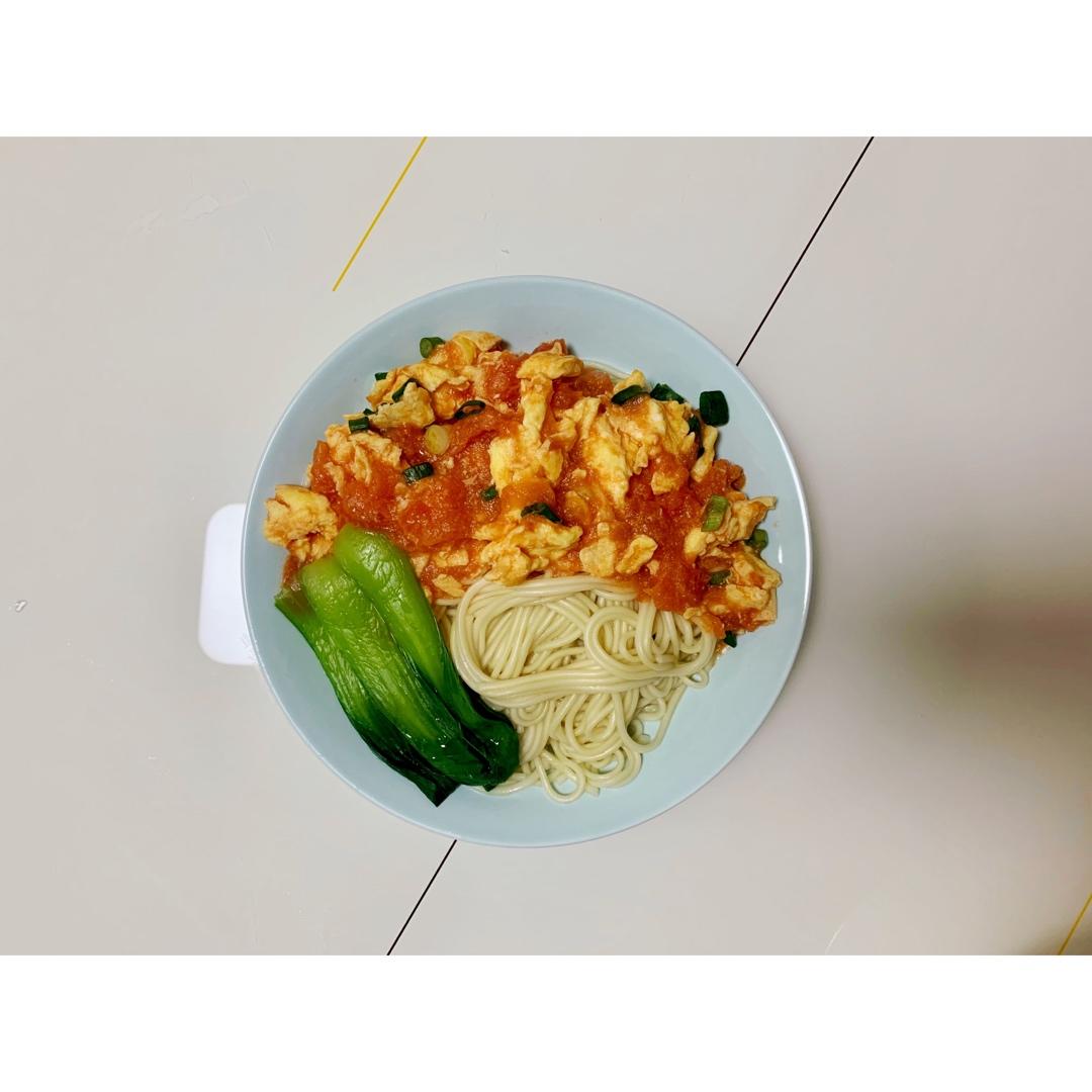 西红柿鸡蛋打卤面