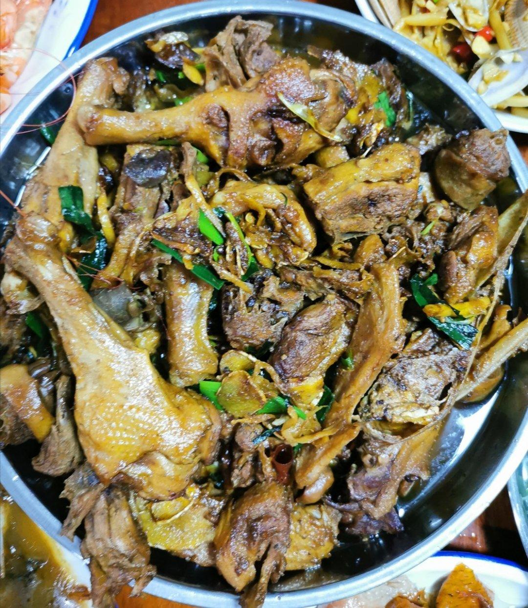 子姜炒鸭
