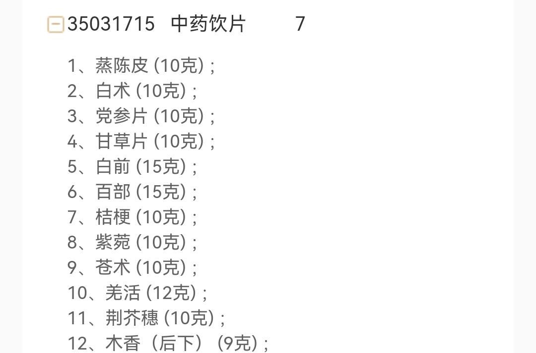 感冒后久咳的药方