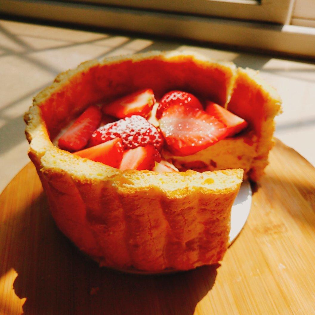 北鼎烤箱食谱~草莓夏洛蕾特