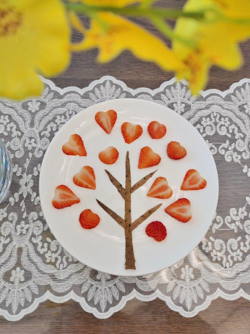 爱心树—创意水果拼盘