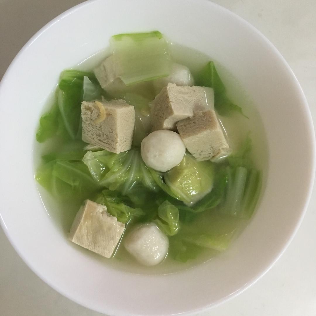清淡食谱之白菜豆腐汤