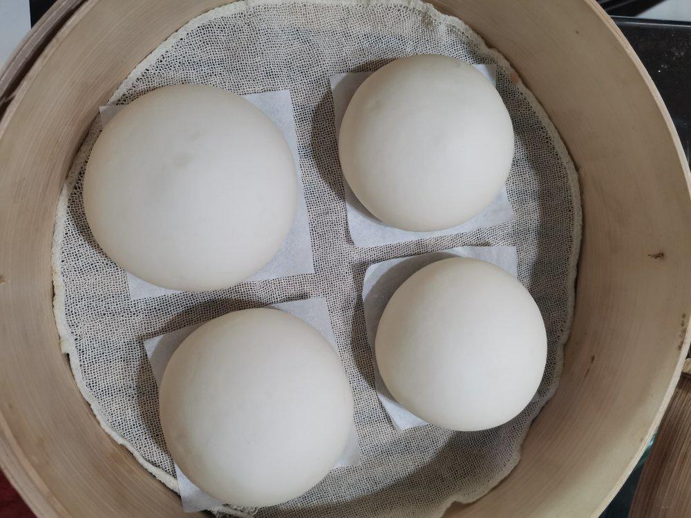 老面戗面白馒头