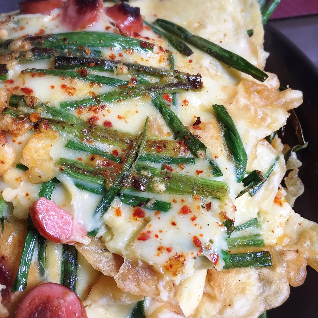 韩式泡菜葱饼