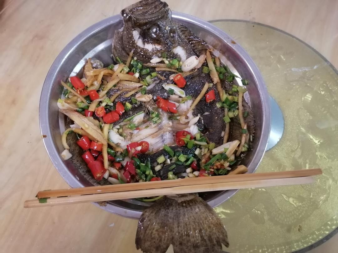 清蒸多宝鱼