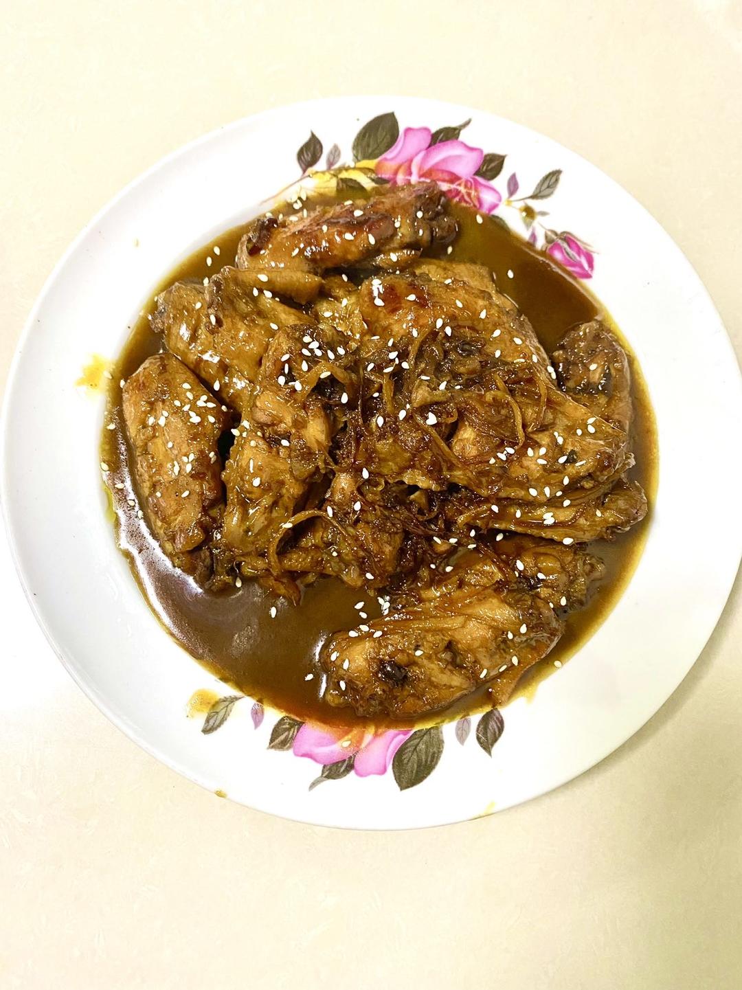 可乐鸡翅（姜丝都好吃）