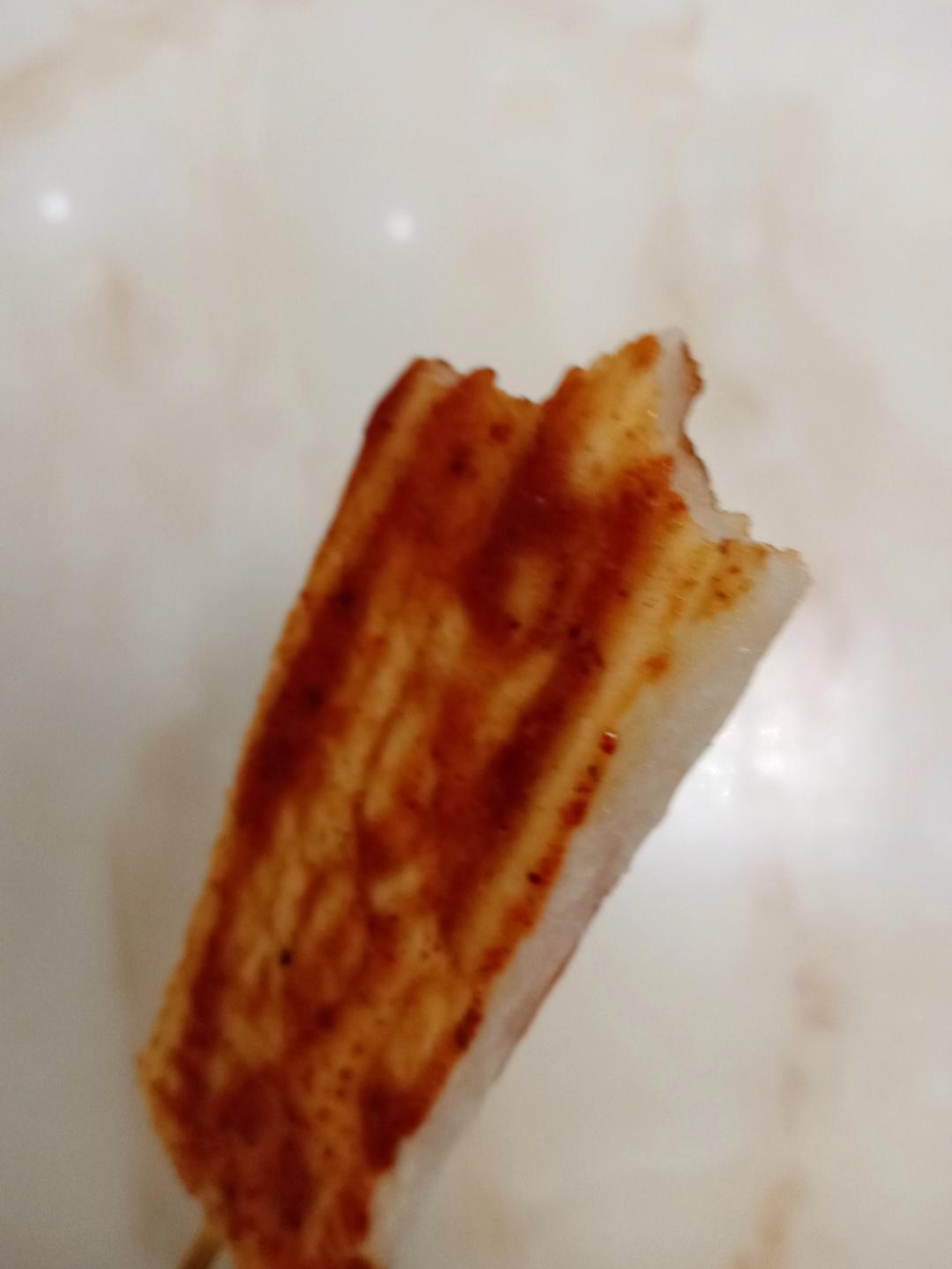 秒杀路边摊外酥里糯脆皮烤年糕