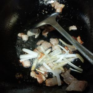 腊八蒜炒杏鲍菇的做法 步骤4