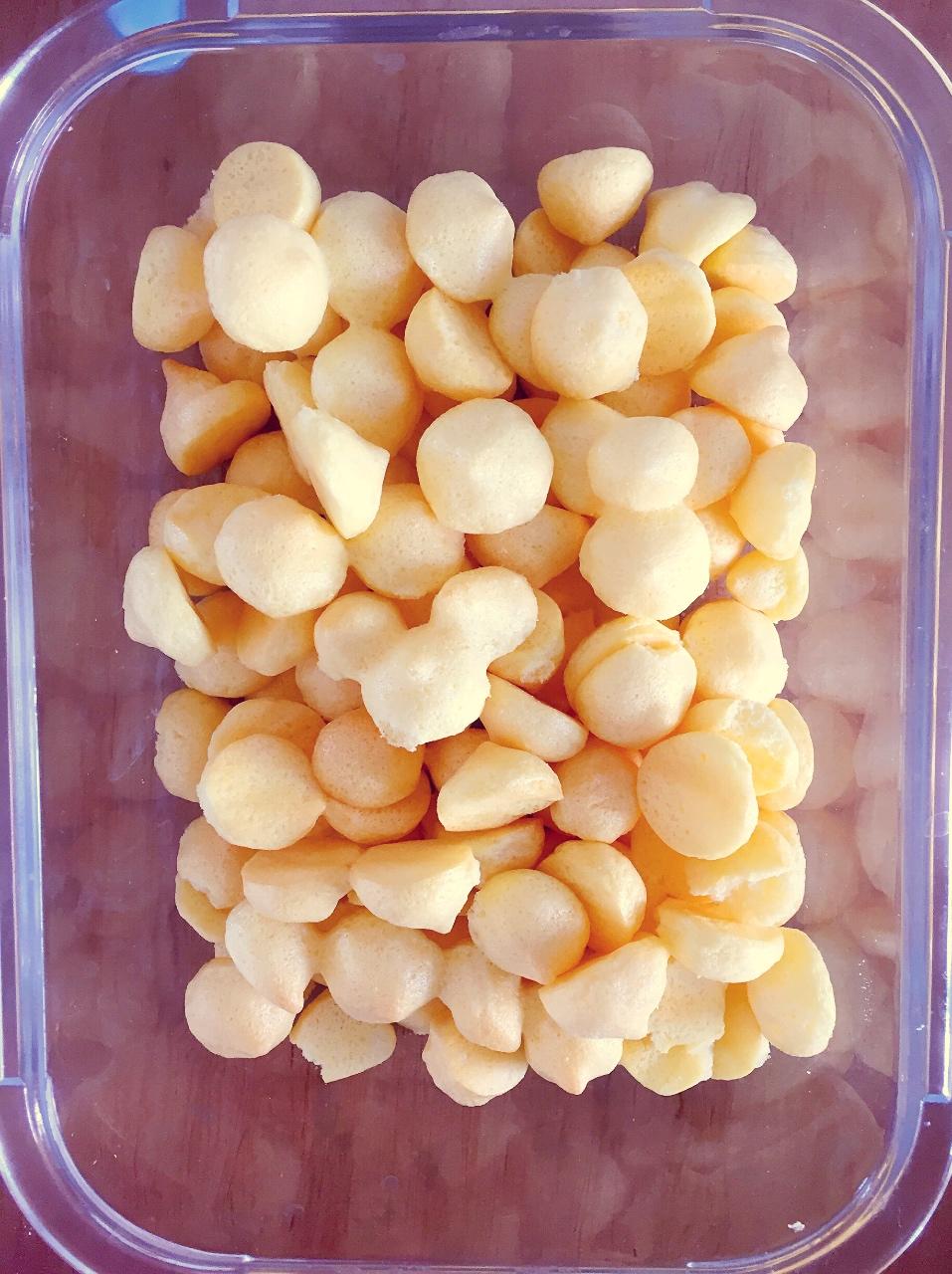 小麦mama做的入口即化的蛋黄溶豆