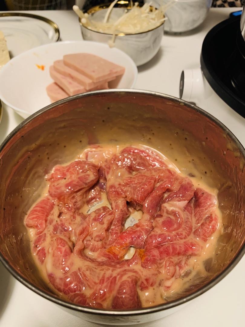 腌制嫩牛肉