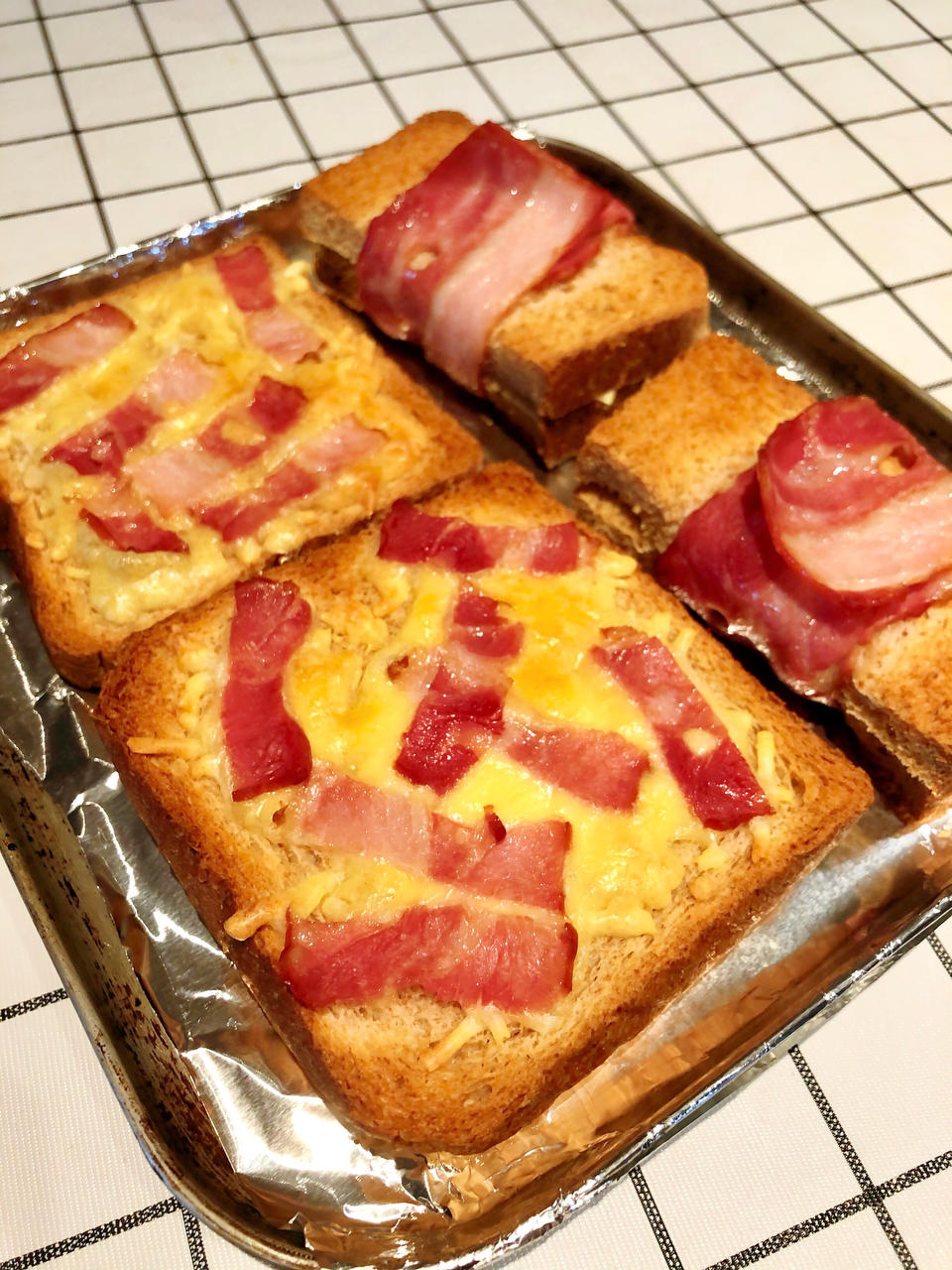 吐司超美味做法‼️培根芝士吐司卷