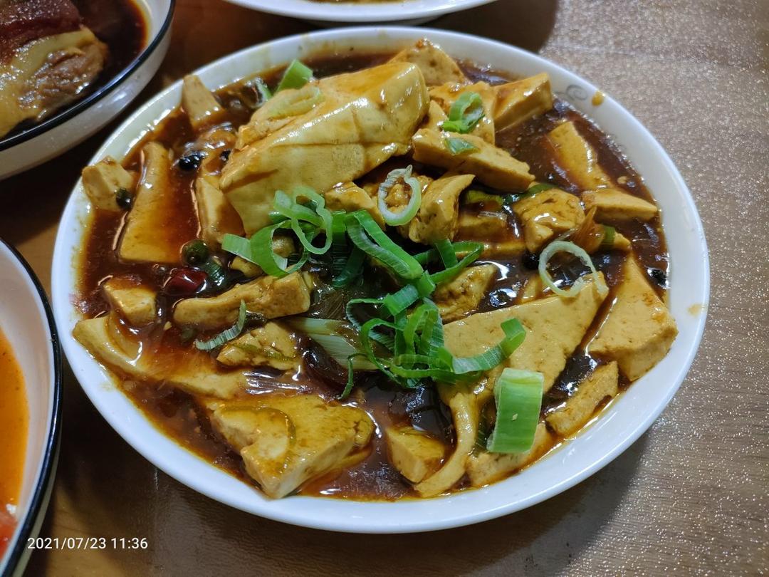 好吃的葱烧豆腐