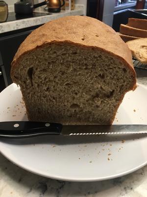 Whole wheat sandwich bread的做法 步骤9