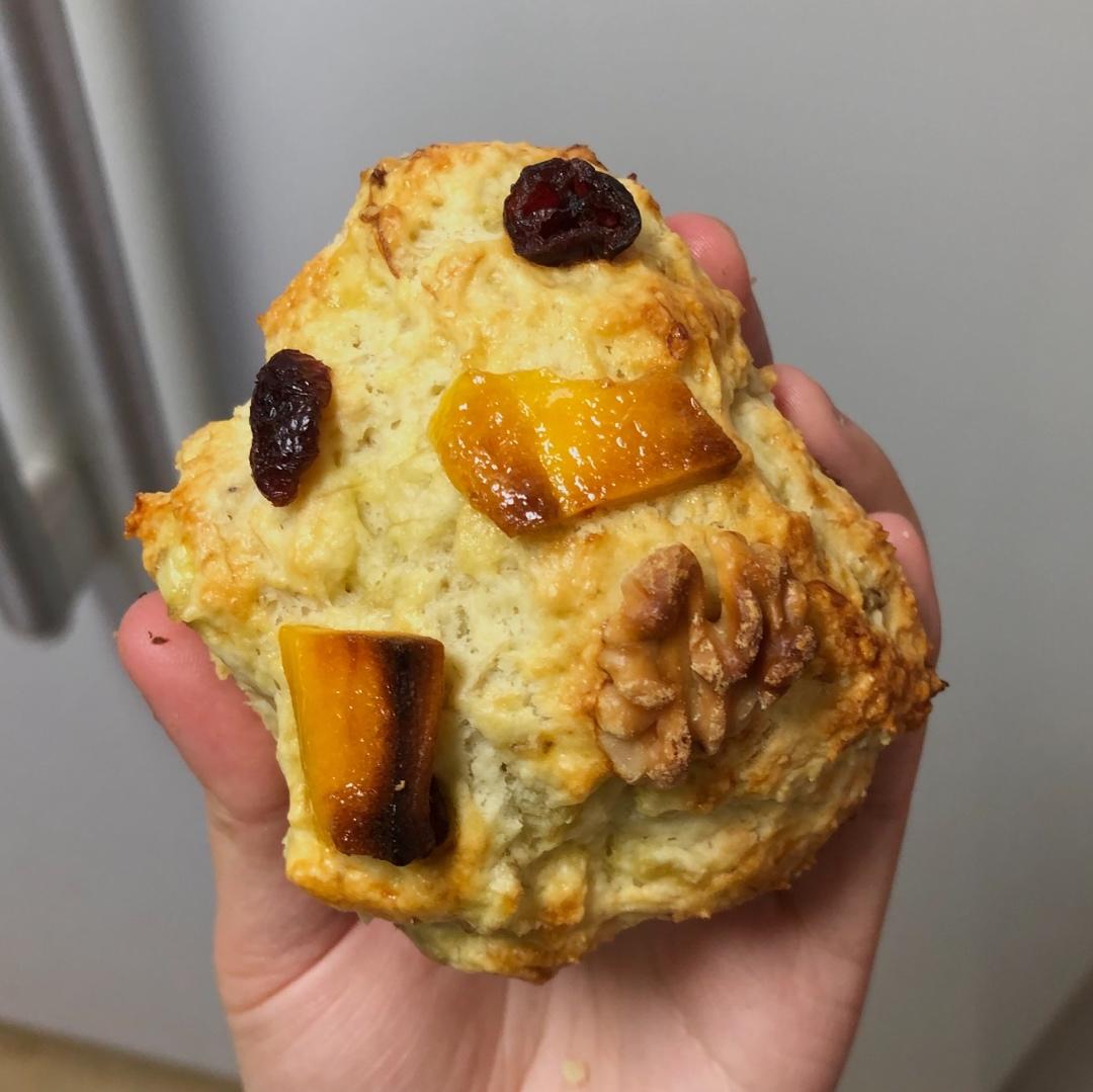 香蕉全麦司康Banana Wholewheat Scone