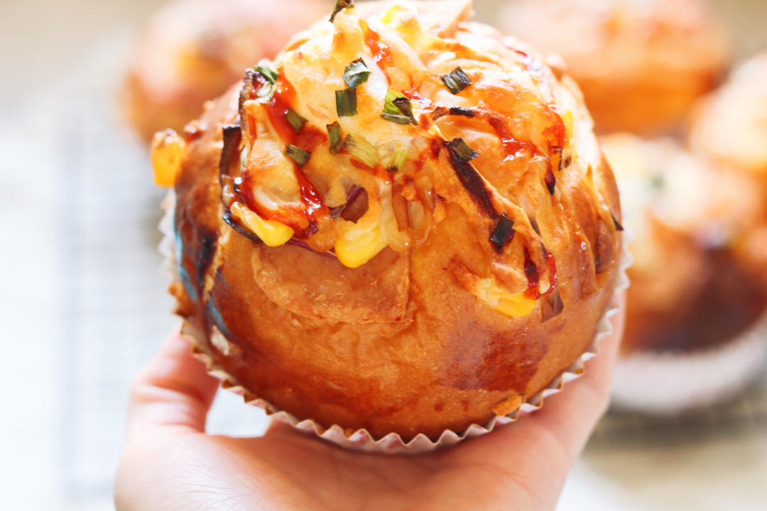 洋葱火腿片（培根）面包