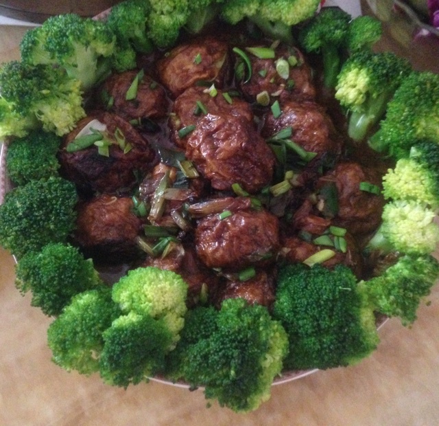 红烧油面筋塞肉