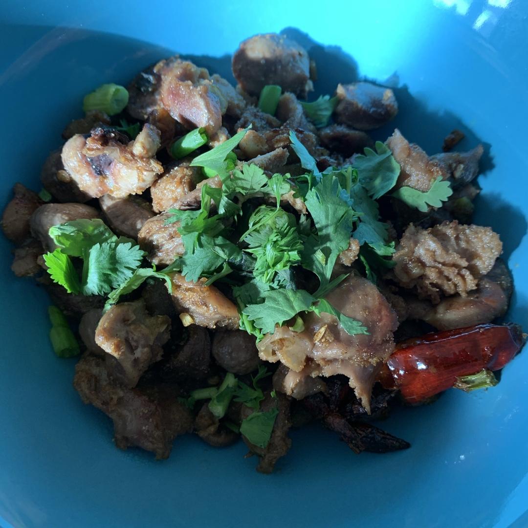孜然鸡心