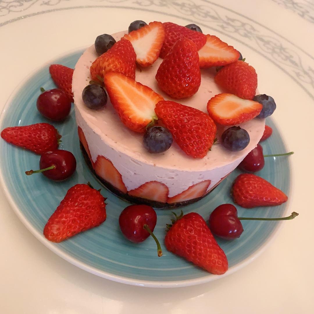 圣诞草莓冻芝士蛋糕（Kiri品牌公开课）