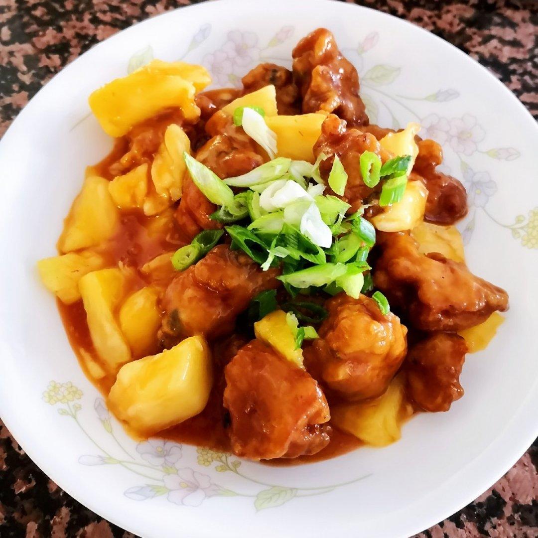糖醋菠萝鸡块