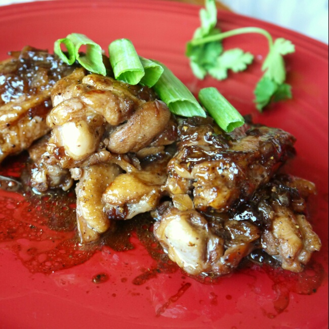 浓香照烧黑椒鸡腿