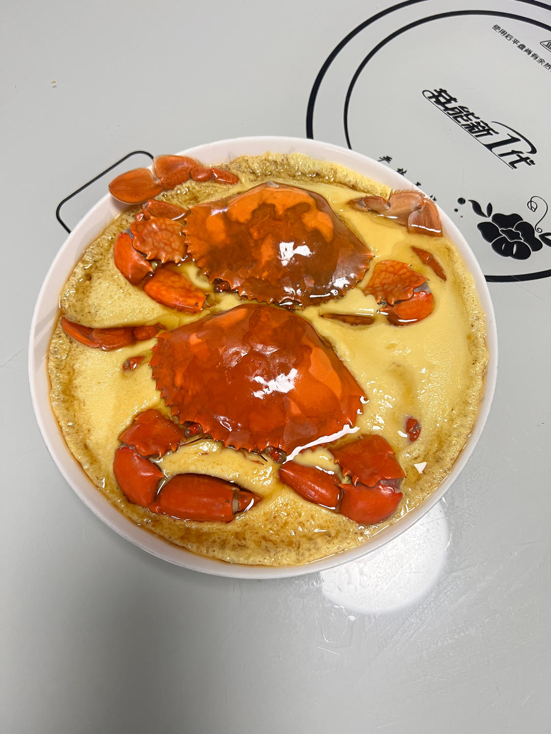 蟹蒸蛋