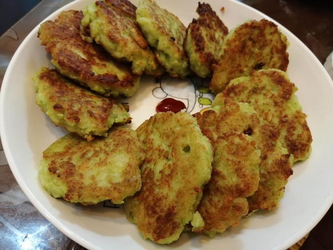 素食毛豆泥饼