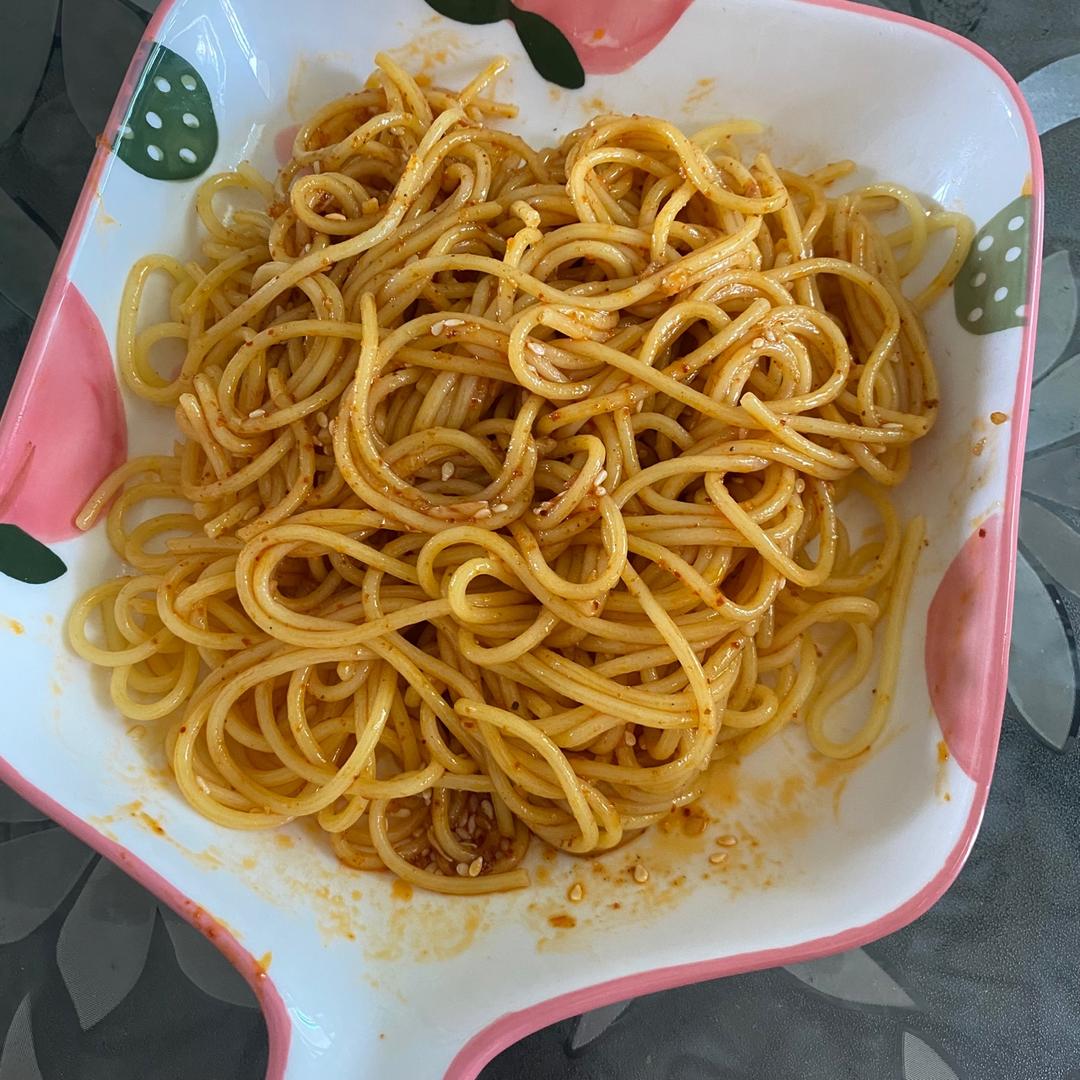 酸辣凉拌面，天热就爱吃这口