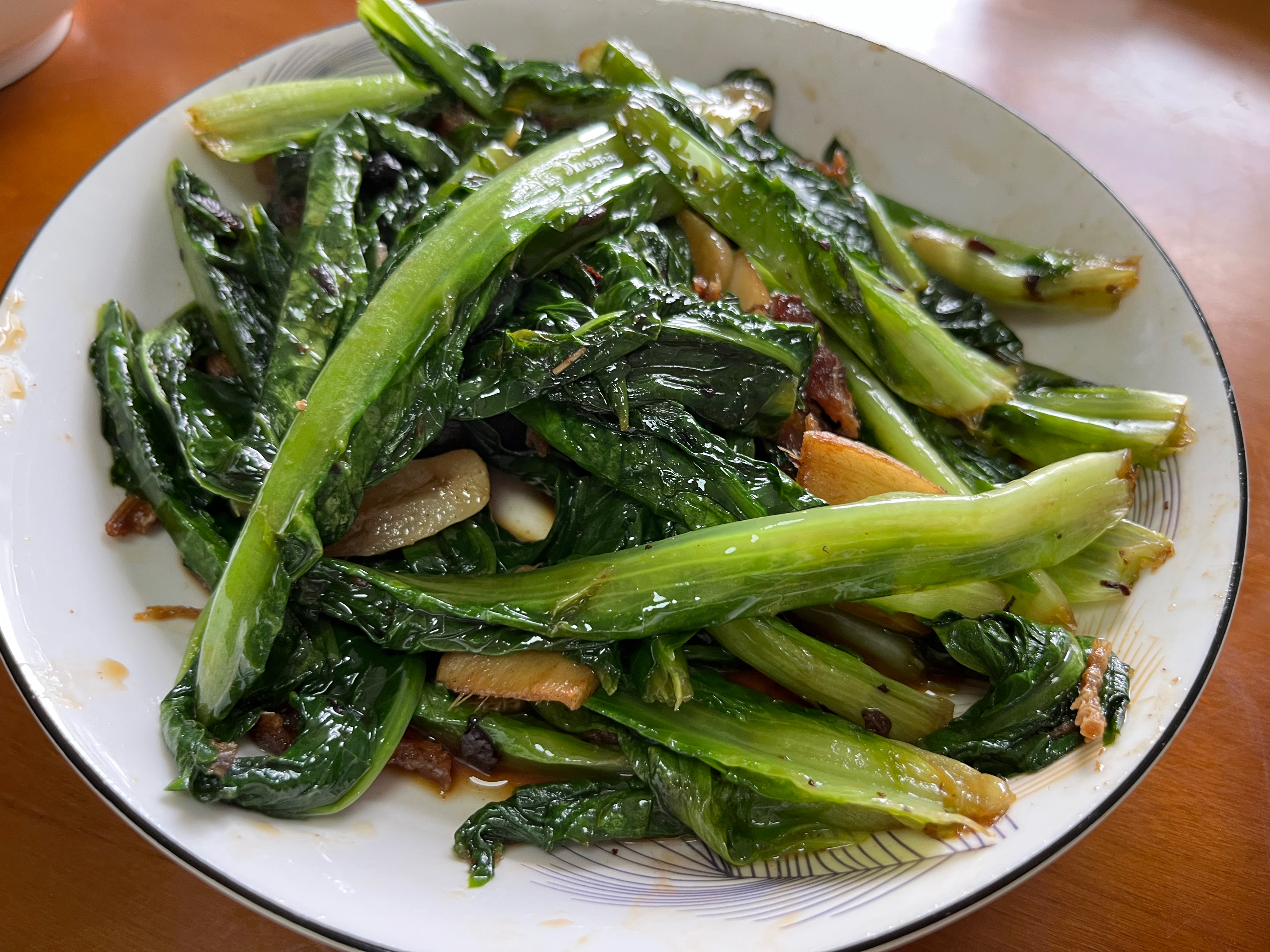 豆豉鲮鱼油麦菜