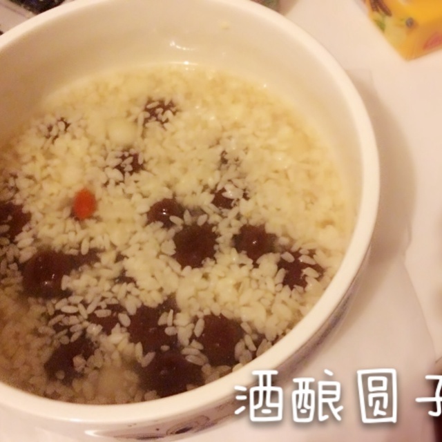 酒酿糯米小丸子