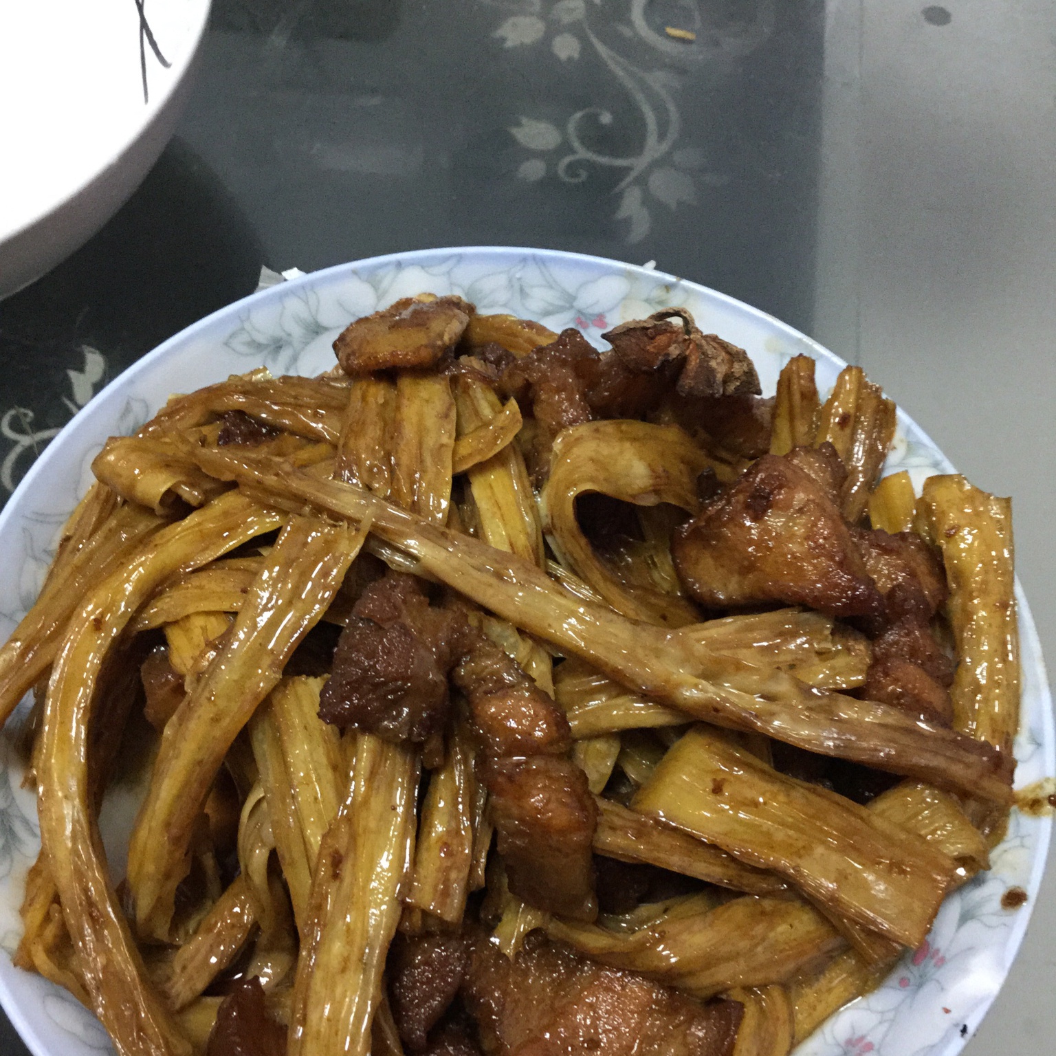 腐竹红烧肉