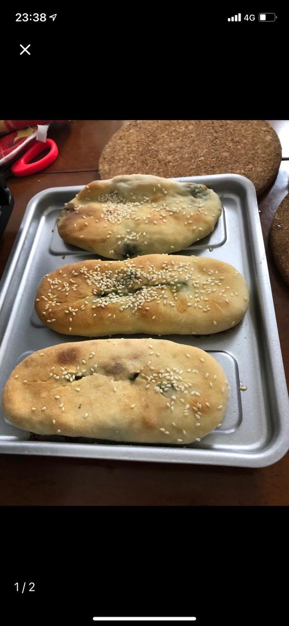 韭菜烧饼(烤箱)的做法