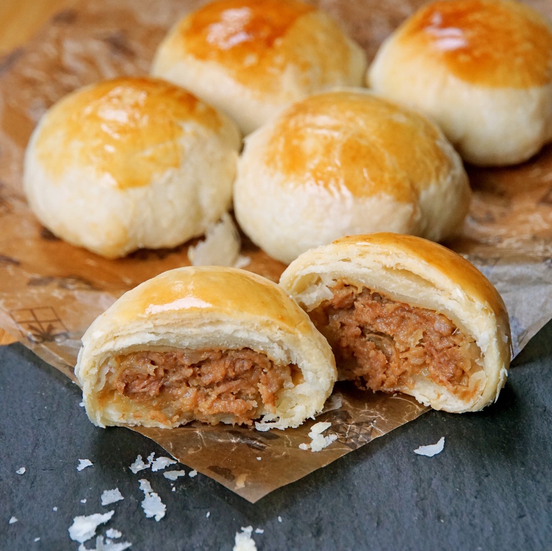 泳式鲜肉榨菜月饼