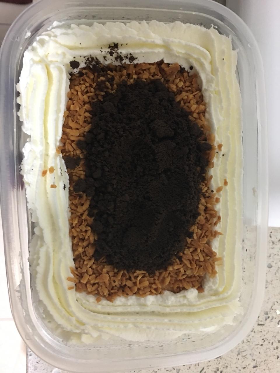 可可薄片甜心盒子蛋糕