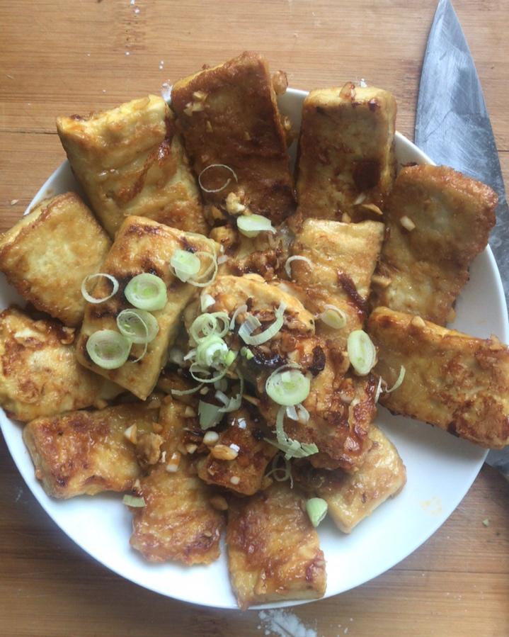 无敌好吃的香煎豆腐