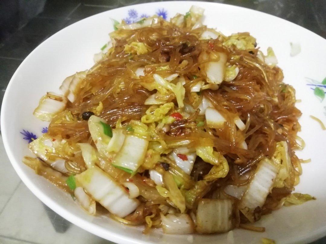 大白菜炒粉丝