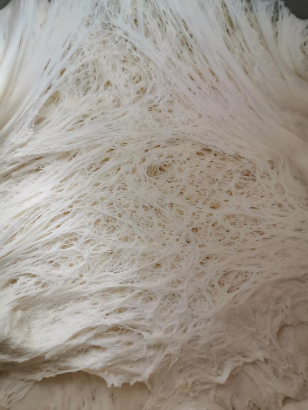 100%冷藏中种白吐司