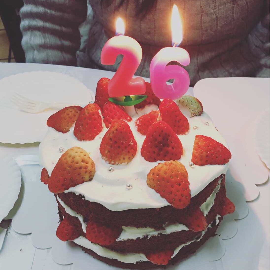 打造圣诞气氛 红丝绒戚风蛋糕