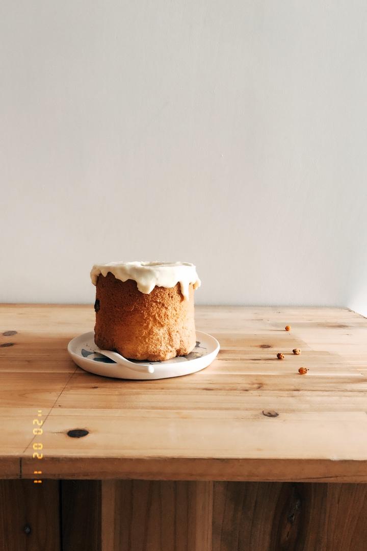 无花果加坚果戚风蛋糕【Fig&Nuts Chiffon Cake】